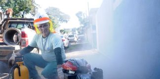Testes de Fumaça em Balneário Piçarras (CASAN e Prefeitura)