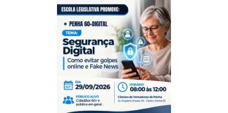 Escola Legislativa Popular promove curso sobre segurança digital em Penha