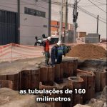 Obras na Rua 422 preparam a rede de esgoto para acompanhar o crescimento do bairro Morretes
