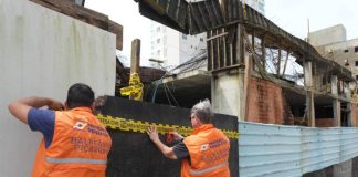 Defesa Civil de Balneário Piçarras interdita novamente edifício no Itacolomi por questões de segurança